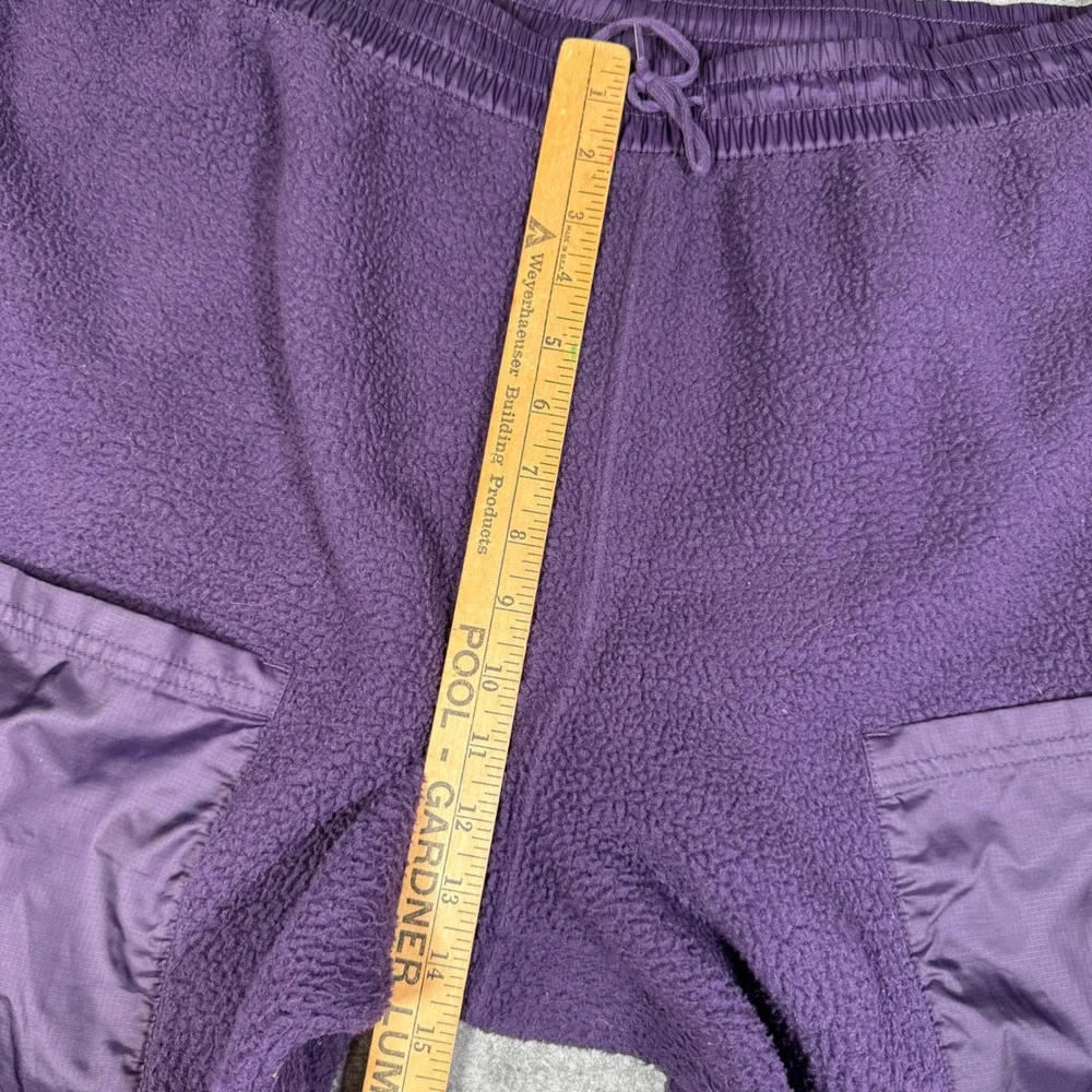 Adidas Originals Mens R.Y.V TF Purple Sherpa Fleece Track Joggers Pants 2XL